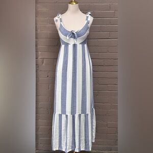 Tommy Bahama linen blend maxi dress S